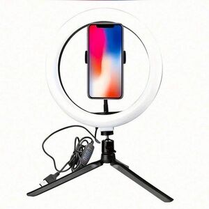 10 Inch Professional Fill Light Set With 360° Rotation & Multifunctional Switch